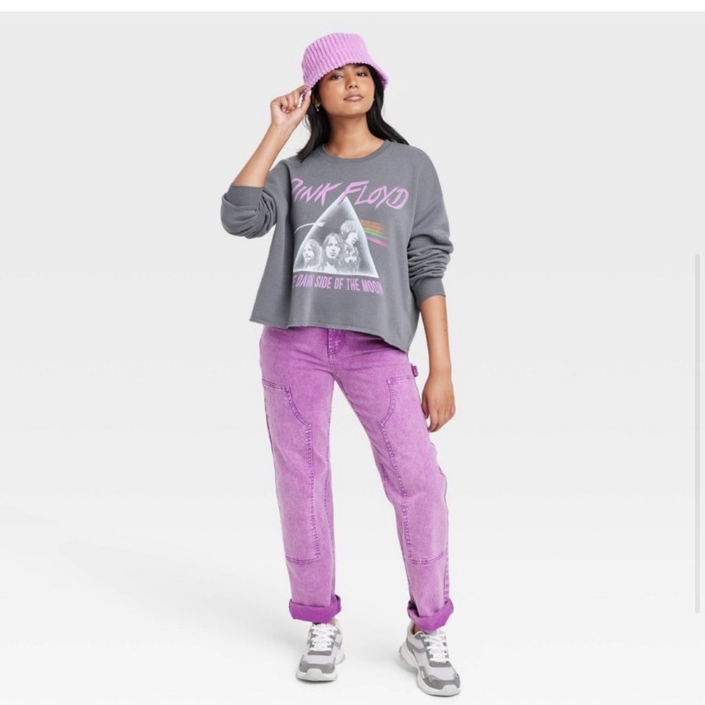 Pink Floyd graphic sweatshirt in gray